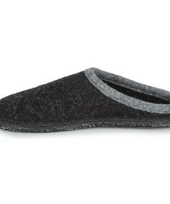 Chaussures Chaussons Giesswein DANNHEIM Anthracite -Martina Magasin Soldes 12202 500 D