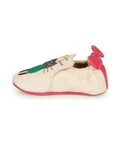 Chaussures Fille Chaussons Catimini CALICETTE Beige / Rose -Martina Magasin Soldes 15080329 500 D
