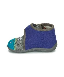 Chaussures Garçon Chaussons GBB NASTRIANO Bleu / Gris -Martina Magasin Soldes 15150084 500 D
