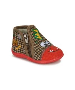 Chaussures Garçon Chaussons GBB NEREO Rouge / Marron