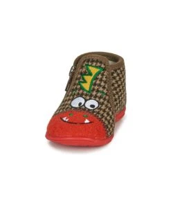Chaussures Garçon Chaussons GBB NEREO Rouge / Marron -Martina Magasin Soldes 15150085 500 C