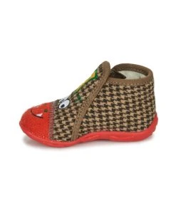 Chaussures Garçon Chaussons GBB NEREO Rouge / Marron -Martina Magasin Soldes 15150085 500 D