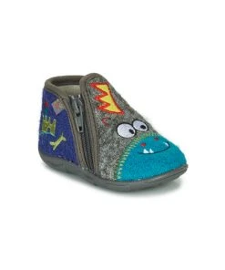 Chaussures Garçon Chaussons GBB NEREO Bleu / Gris