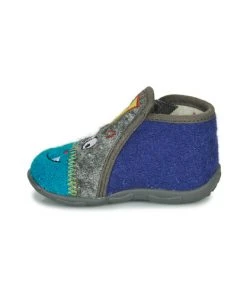 Chaussures Garçon Chaussons GBB NEREO Bleu / Gris -Martina Magasin Soldes 15150086 500 D