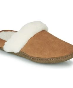 Chaussures Femme Chaussons Sorel NAKISKA SLIDE II Camel