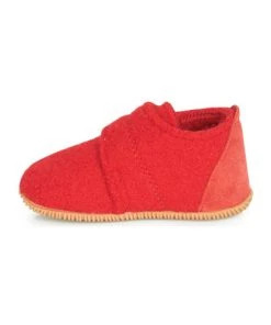 Chaussures Enfant Chaussons Giesswein OBERSTAUFFEN Rouge -Martina Magasin Soldes 15513896 500 D