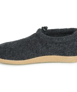 Chaussures Chaussons Giesswein VENT Anthracite -Martina Magasin Soldes 15513905 500 D
