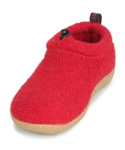 Chaussures Chaussons Giesswein VENT Rouge -Martina Magasin Soldes 15513908 500 C