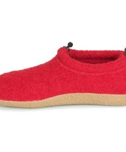 Chaussures Chaussons Giesswein VENT Rouge -Martina Magasin Soldes 15513908 500 D