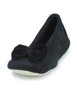 Chaussures Femme Chaussons Isotoner 95810 Noir -Martina Magasin Soldes 15823275 500 C