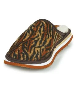 Chaussures Femme Chaussons Cool shoe HOME WOMEN Marron / Leopard -Martina Magasin Soldes 15833604 500 C