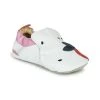 Chaussures Fille Chaussons Catimini CIRINI Blanc / Rose -Martina Magasin Soldes 15991267 500 A