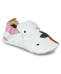 Chaussures Fille Chaussons Catimini CIRINI Blanc / Rose