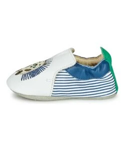 Chaussures Garçon Chaussons Catimini COFFI Blanc / Bleu / Vert 9 Chaussures Garçon Chaussons Catimini COFFI Blanc / Bleu / Vert -Martina Magasin Soldes 15991273 500 D