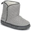 Chaussures Femme Chaussons Cool shoe DAKOTA Gris / blanc -Martina Magasin Soldes 16293645 500 A