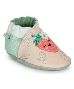Chaussures Fille Chaussons Robeez FRUIT'S PARTY Rose / Vert