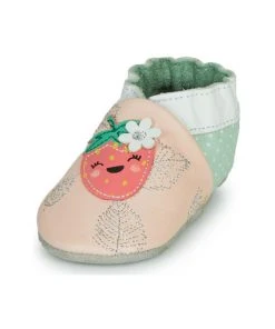 Chaussures Fille Chaussons Robeez FRUIT'S PARTY Rose / Vert -Martina Magasin Soldes 16683696 500 C
