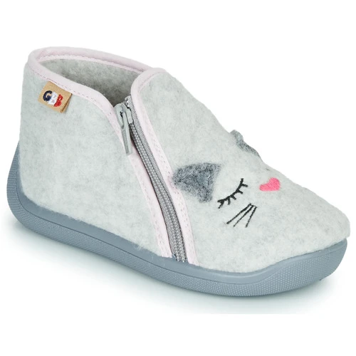Chaussures Fille Chaussons GBB CORI Gris 3 Chaussures Fille Chaussons GBB CORI Gris