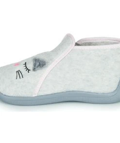 Chaussures Fille Chaussons GBB CORI Gris 9 Chaussures Fille Chaussons GBB CORI Gris -Martina Magasin Soldes 17239658 500 D