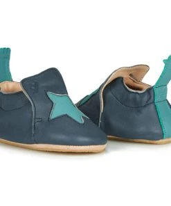 Chaussures Enfant Chaussons Easy Peasy BLUBLU ETOILE Bleu -Martina Magasin Soldes 17463192 500 D
