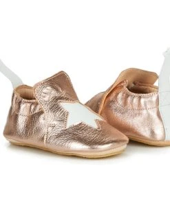 Chaussures Enfant Chaussons Easy Peasy BLUBLU ETOILE Rose Gold -Martina Magasin Soldes 17463206 500 D