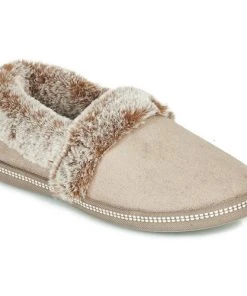 Chaussures Femme Chaussons Skechers COZY CAMPFIRE Beige
