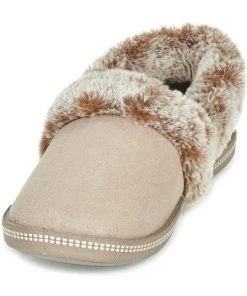 Chaussures Femme Chaussons Skechers COZY CAMPFIRE Beige -Martina Magasin Soldes 17690188 500 C