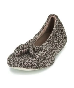 Chaussures Femme Chaussons Isotoner 97209 Léopard -Martina Magasin Soldes 17693884 500 C