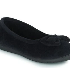 Chaussures Femme Chaussons Isotoner 97258 Noir