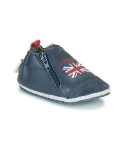 Chaussures Enfant Chaussons Robeez LONDON FLAG Marine