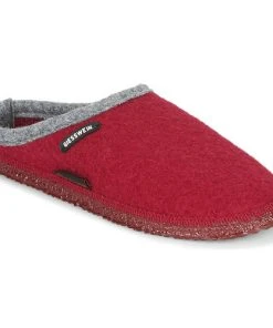 Chaussures Chaussons Giesswein DANNHEIM Rouge / Gris
