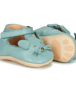 Chaussures Enfant Chaussons Easy Peasy LOULOU MOUSE Bleu -Martina Magasin Soldes 18333765 500 C