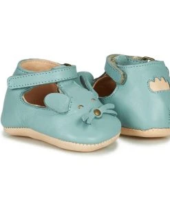 Chaussures Enfant Chaussons Easy Peasy LOULOU MOUSE Bleu -Martina Magasin Soldes 18333765 500 D