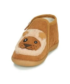Chaussures Enfant Chaussons Little Mary LIONZIP Cognac -Martina Magasin Soldes 18351388 500 C