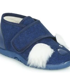 Chaussures Enfant Chaussons Little Mary KOALAVELCRO Bleu