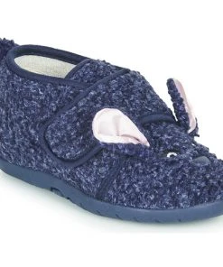 Chaussures Enfant Chaussons Little Mary LAPINVELCRO Bleu