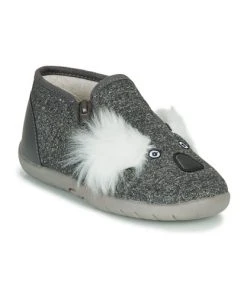 Chaussures Enfant Chaussons Little Mary KOALAZIP Gris