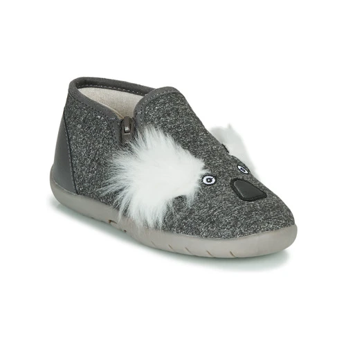 Chaussures Enfant Chaussons Little Mary KOALAZIP Gris 3 Chaussures Enfant Chaussons Little Mary KOALAZIP Gris