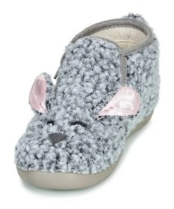 Chaussures Enfant Chaussons Little Mary LAPINZIP Gris -Martina Magasin Soldes 18351498 500 C