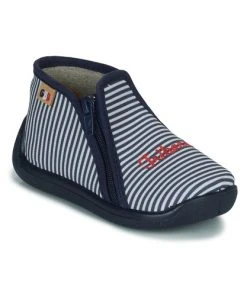 Chaussures Fille Chaussons GBB APOMO Bleu / Blanc