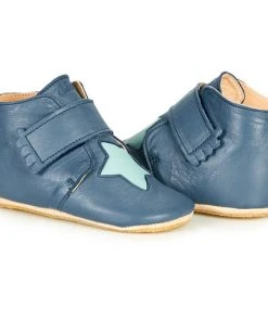 Chaussures Enfant Chaussons Easy Peasy KINY ETOILE Bleu -Martina Magasin Soldes 19107119 500 D
