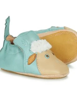 Chaussures Enfant Chaussons Easy Peasy BLUBLU MOUTON Bleu -Martina Magasin Soldes 19302059 500 C