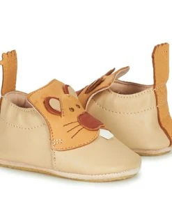 Chaussures Enfant Chaussons Easy Peasy BLUBLU CASTOR Beige -Martina Magasin Soldes 19302069 500 D
