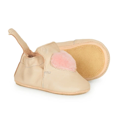 Chaussures Enfant Chaussons Easy Peasy BLUBLU COEUR Beige 5 Chaussures Enfant Chaussons Easy Peasy BLUBLU COEUR Beige – Image 3