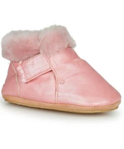 Chaussures Fille Chaussons Easy Peasy FOUBLU Rose
