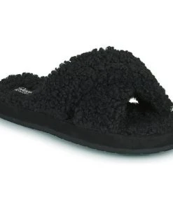 Chaussures Femme Chaussons Skechers COZY SLIDE Noir