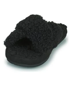Chaussures Femme Chaussons Skechers COZY SLIDE Noir -Martina Magasin Soldes 19847834 500 C