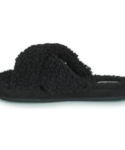Chaussures Femme Chaussons Skechers COZY SLIDE Noir -Martina Magasin Soldes 19847834 500 D