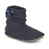 Chaussures Femme Chaussons Isotoner 97720 Marine -Martina Magasin Soldes 19924704 500 A