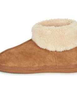 Chaussures Femme Chaussons Isotoner 97307 Camel -Martina Magasin Soldes 19924705 500 D